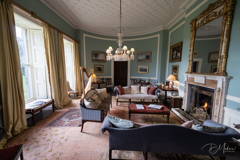 Drawingroom at Borris House, Co Carlow