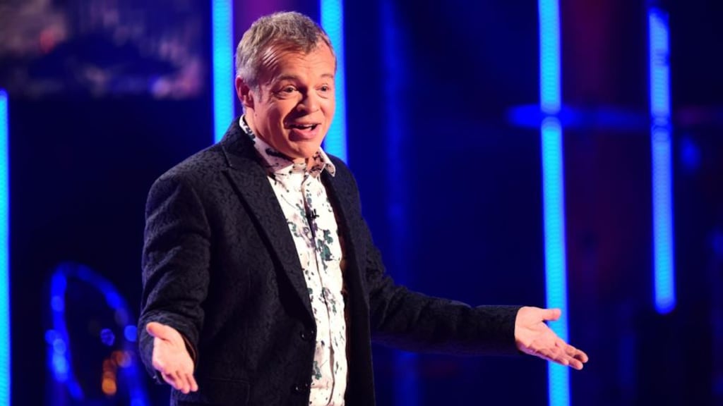 Host Graham Norton during filming for “The Graham Norton Show” in London. Photograph: Ian West/PA Wire