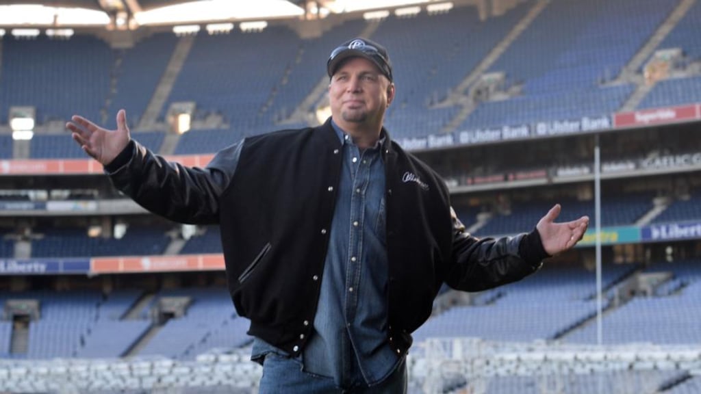 Singer Garth Brooks has said he is still willing to play his five Dublin dates if there is a chance all the concerts can be staged. Photograph: Dara Mac Dónaill /The Irish Times.