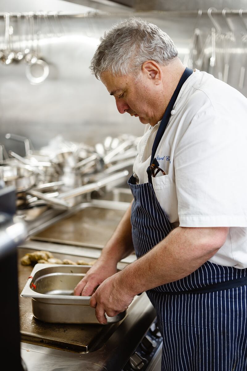 The Park Cafe: Richard Corrigan has been in the kitchen, training the chefs. Photograph: David McClelland