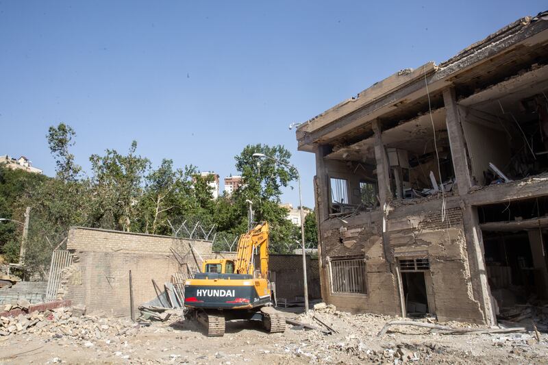 Evin Prison in Tehran, Iran, which was heavily damaged by Israeli missiles in June. Photograph: Arash Khamooshi/The New York Times