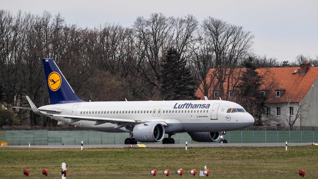 Lufthansa said  that members of its executive board had waived 20 per cent of their compensation “in solidarity with all employee groups”. Photograph: AFP