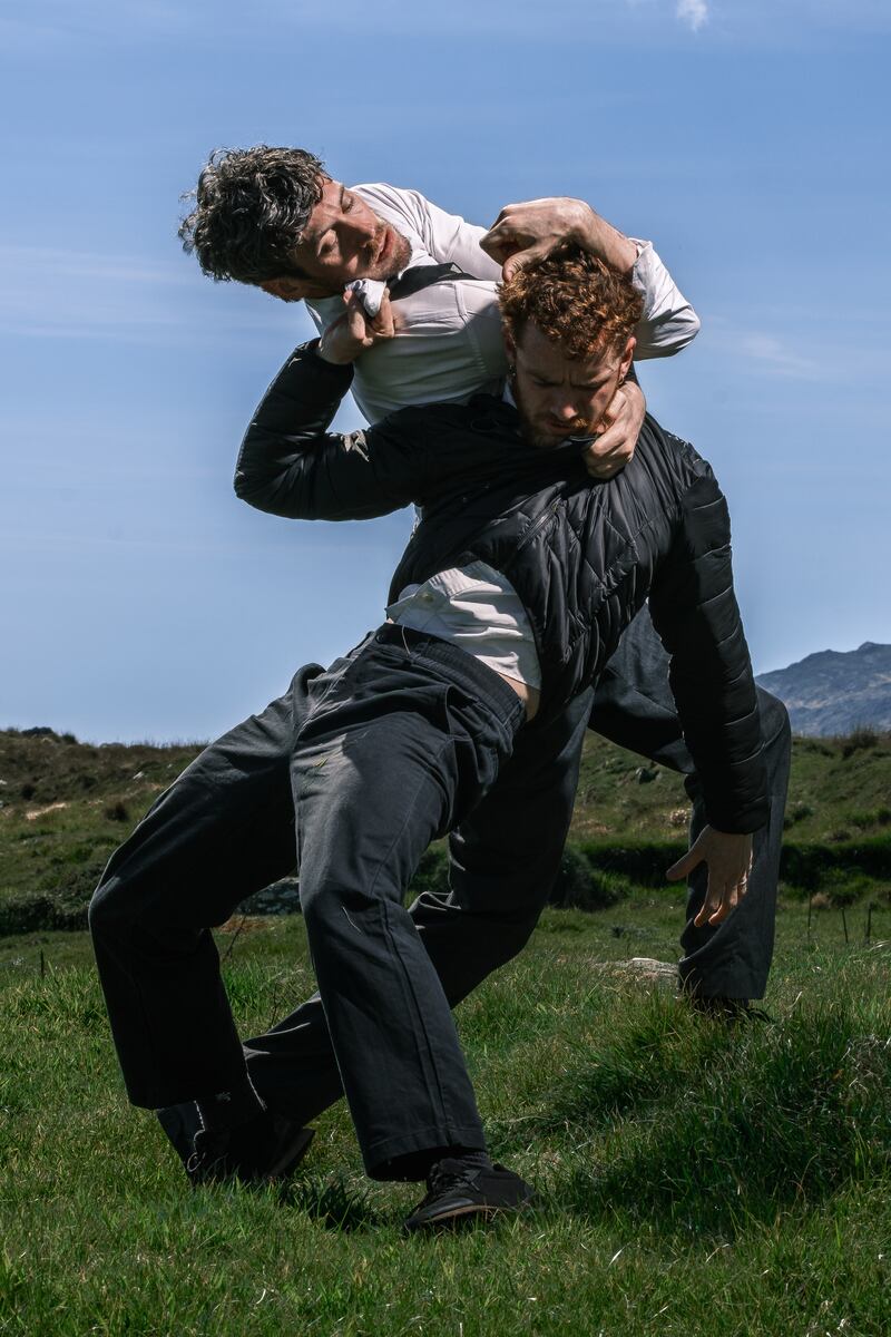 Scorched Earth: Luke Murphy and Theo Arran. Staged by Luke Murphy/Attic Projects at Dublin Dance Festival 2025 and Galway International Arts Festival 2025. Photograph: Marcin Lewandowski