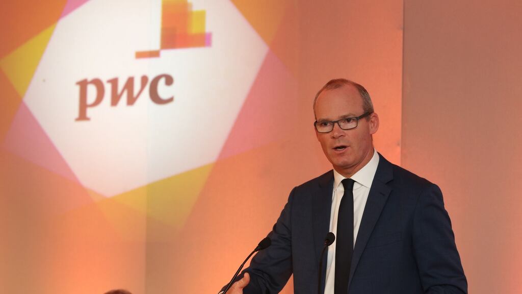 Tánaiste Simon Coveney at the PwC/Irish Times tax summit at the Intercontinental Hotel in Ballsbridge, Dublin. Photograph: Nick Bradshaw