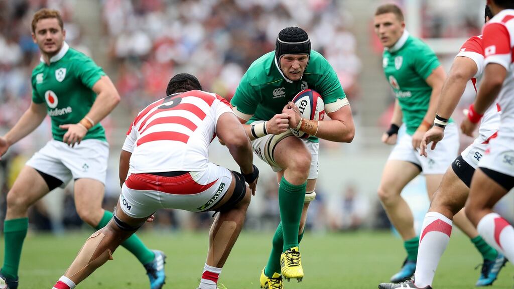 Kieran Treadwell will join up with the Ireland squad on Wednesday. Photograph: Ryan Byrne/Inpho