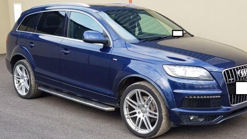 An Audi Q7 was among five vehicles were seized in Cab raids on Friday.