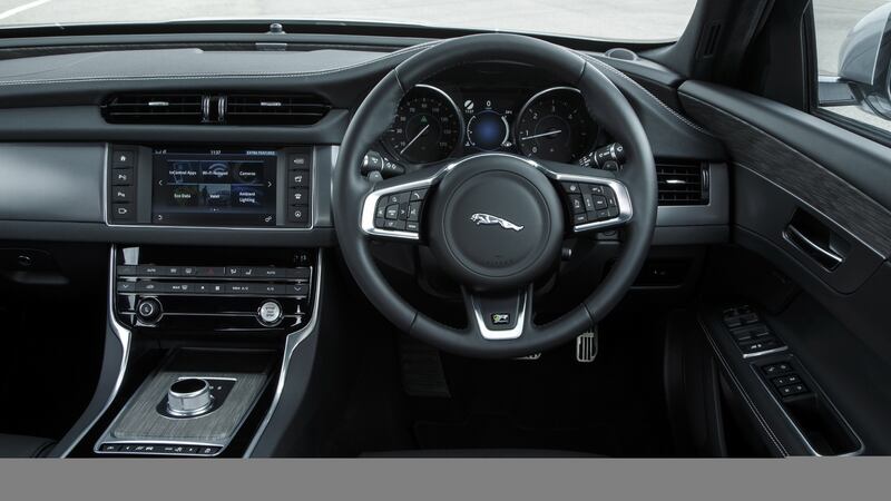 Inside the new Jaguar XF it’s a case of evolution of an original revolution