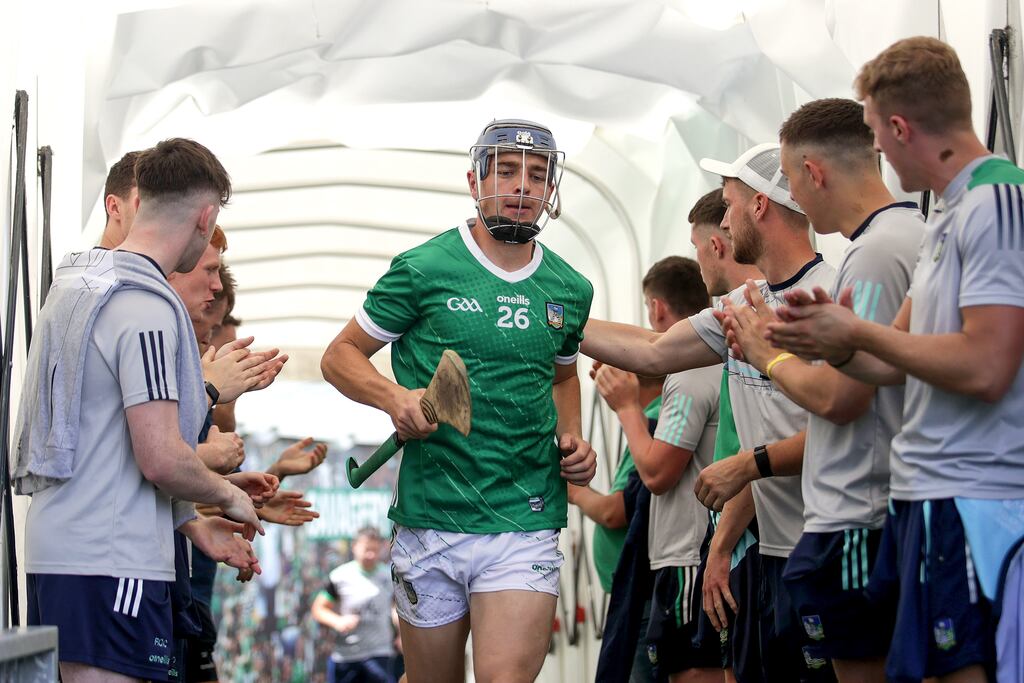 Limerick's David Reidy started his team's All-Ireland semi-final win over Galway, scoring a point and assisting a goal. Photograph: Laszlo Geczo/Inpho