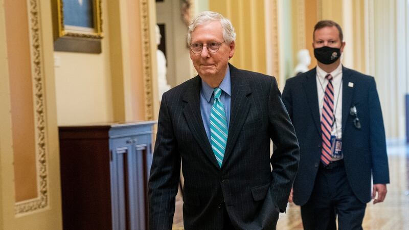 Senate minority leader Mitch McConnell. Photograph: Shawn Thew/EPA