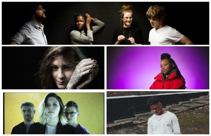 Music (clockwise from main pic): Shookrah, Soulé, Jafaris, Bitch Falcon and Katie Laffan.