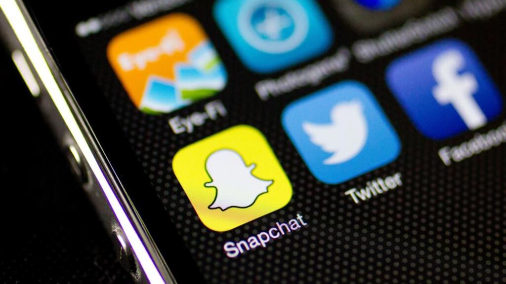The big one: Snapchat is now raising money that could value the company at as much as $19 billion. Photograph: Andrew Harrer/Bloomberg