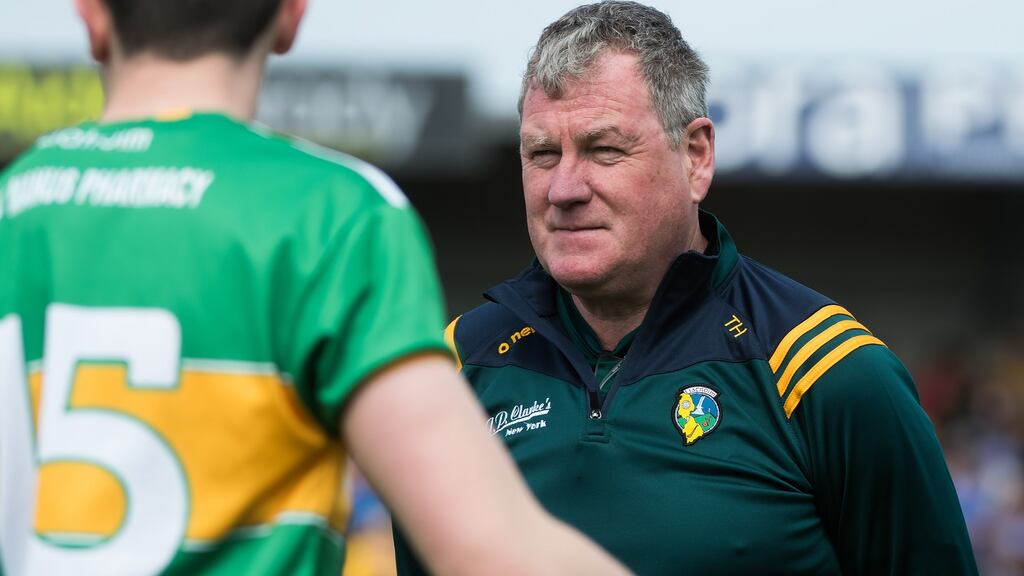 Terry Hyland is yet to see the pandemic affect his Leitrim playerbase. Photograph: Evan Logan/Inpho