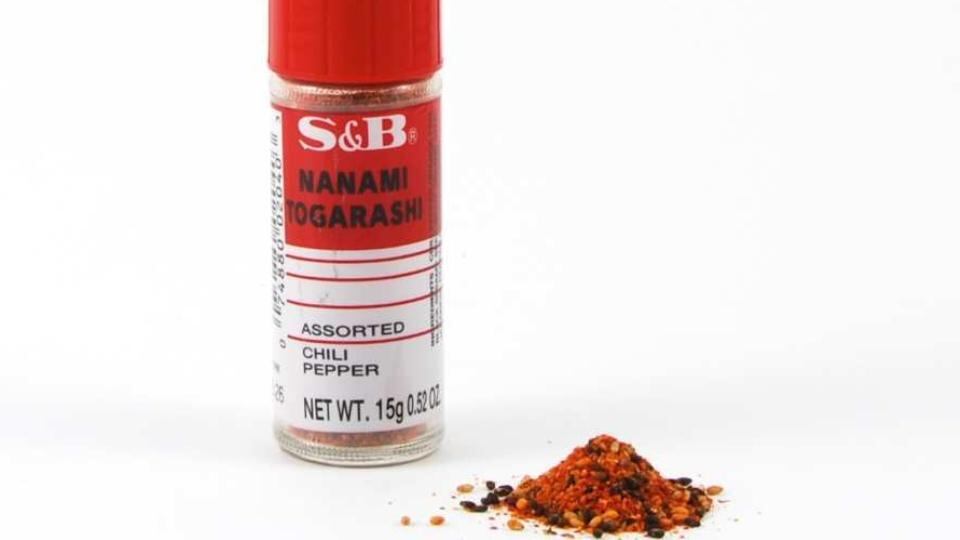 Nanami Togarashi is a Japanese chilli pepper, sesame, seaweed and citrus seasoning and you can get it in Harvey Nichols