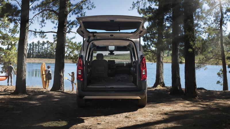 A standard wheelbase Berlingo can swallow as much as 775 litres of cargo and that’s below the luggage cover.