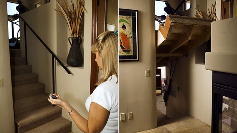 Secret access under the stairs