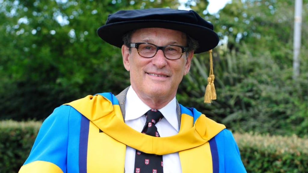 Prof Jeffrey Alexander, who received an honoury doctorate from UCD yesterday. Asked about Ireland’s immigrants, he said change had to come on “both sides” and society would not change automatically. Photograph: Aidan Crawley