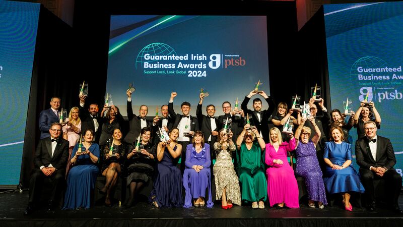 Winners of the Guaranteed Irish Business Awards 2024
