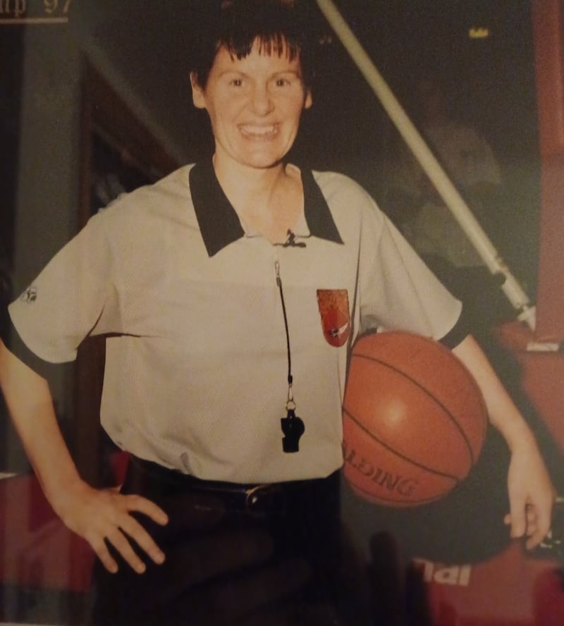 Mary Whelan during her refereeing days.
