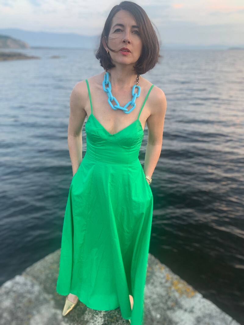 Aoife Dunican, stylebob, wearing her favourite green dress