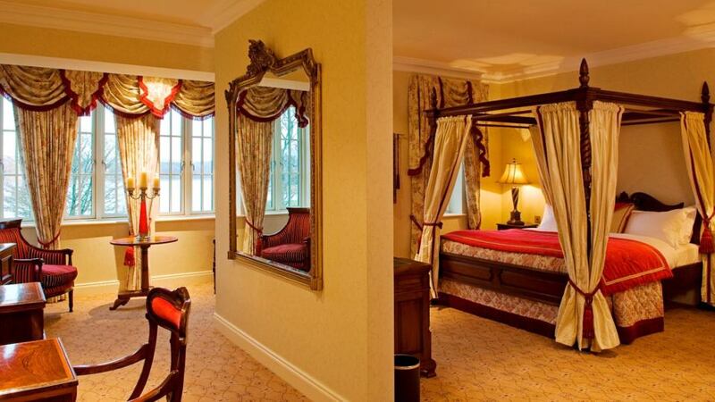 Undated handout photo issued by Lough Erne Golf Resort of the Faldo Suite in the hotel at the resort in Co Fermanagh, venue for the G8 summit. Photograph: Lough Erne Golf Resort/PA Wire