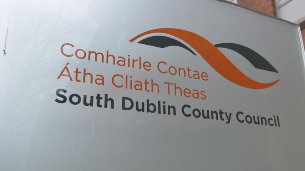 South Dublin County Council obtained a temporary High Court order directing Alan Murphy and Kelly Gilsenan to leave its office in Tallaght. Photograph: Alan Betson