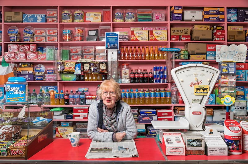 Miss Evans in her Sweetshop, by David Creedon