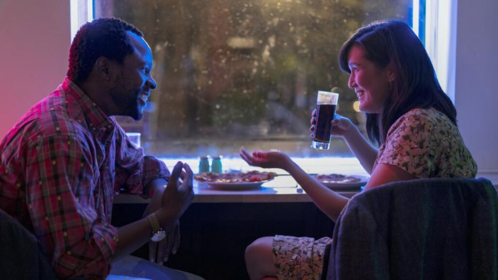 Gbenga Akinnagbe, Zoë Chao in Modern Love season 2. Photograph: Amazon