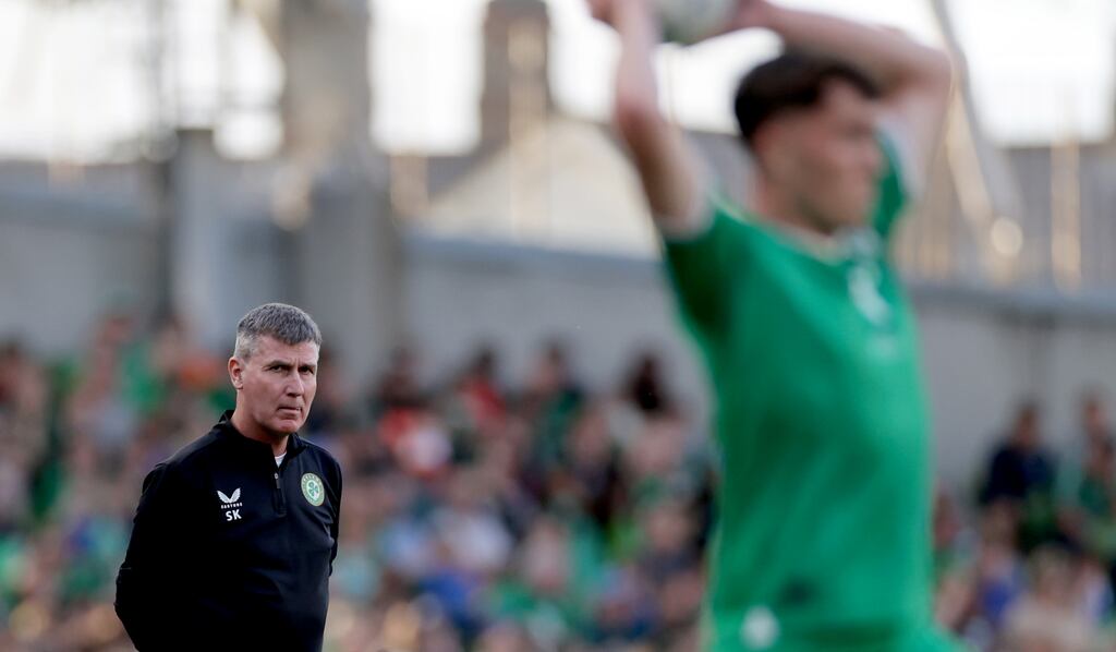 Ireland manager Stephen Kenny abandoned the team's established identity at half-time against both Greece and Gibraltar. Photograph: James Crombie/Inpho