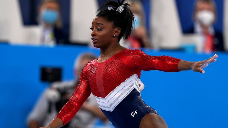 USA gymnast Simone Biles has withdrawn from the women’s team event. Photo: Martin Rickett/PA Wire