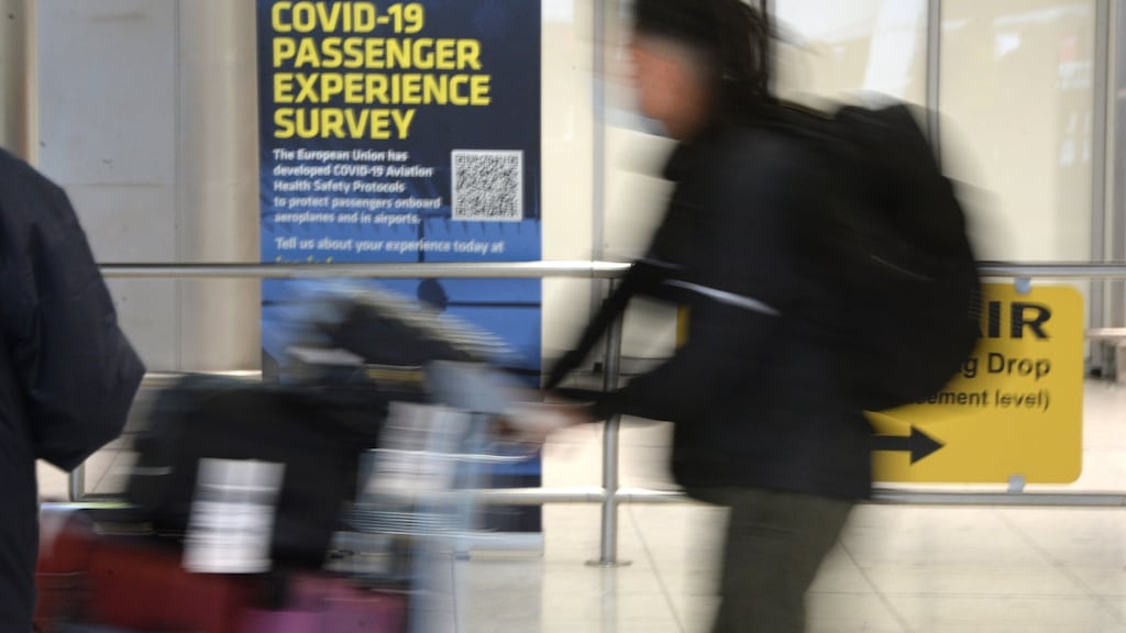 People returning from holidays abroad displaying no embarrassment at breaking travel guidelines has caused considerable anger. Photograph: Dara Mac Dónaill