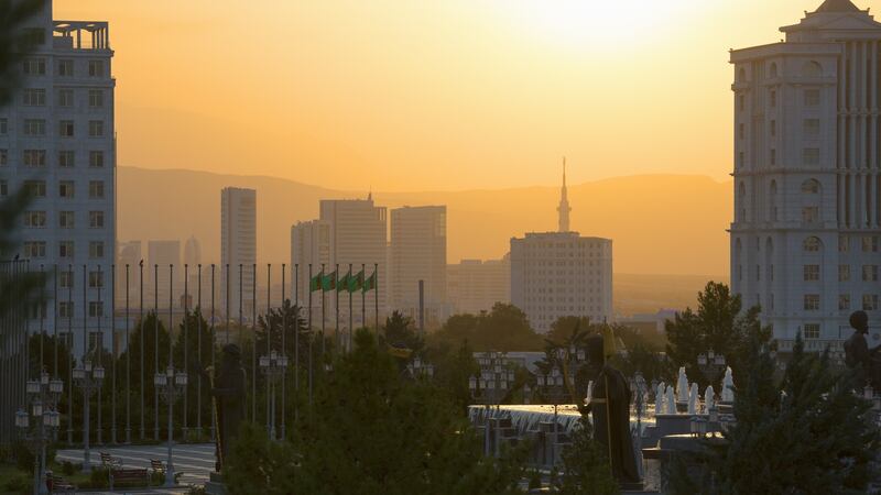 The capital of Turkmenistan, Ashgabat. Photograph: Getty Images