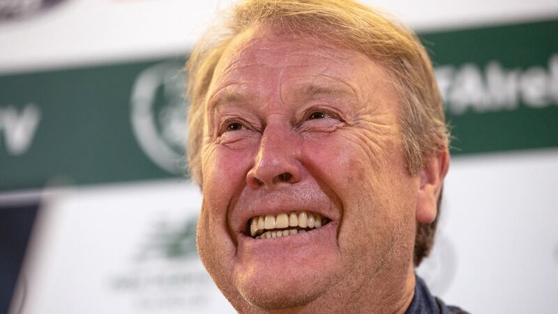 Denmark manager Åge Hareide: ‘Normally, it’s difficult to play Ireland, because they are a well-organised, hard-working team.’ Photograph: Ryan Byrne/Inpho