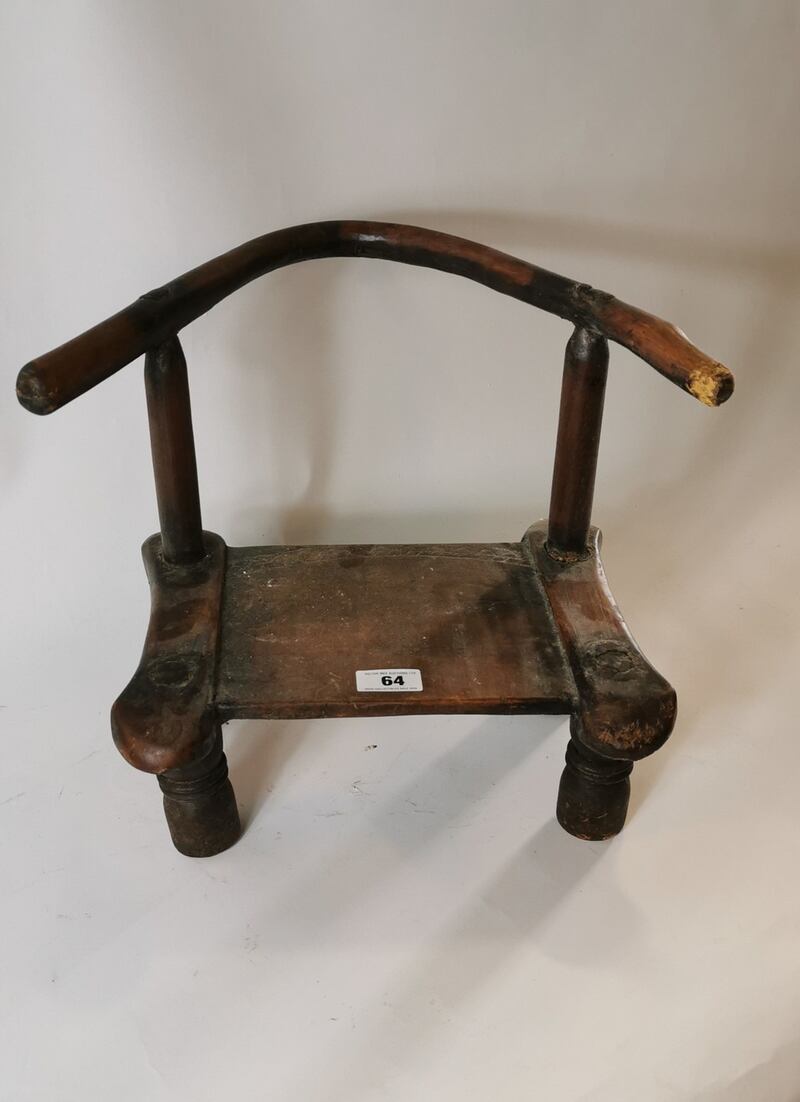 Lot 64: Unusual 19th century child’s hedge chair, €60-€120