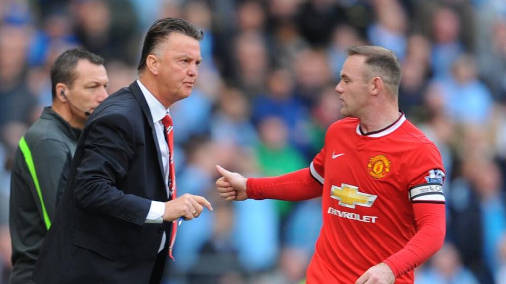 Louis van Gaal believes Wayne Rooney can be a success in a midfield role. Photograph: Howard Walker/Anadolu Agency/Getty Images