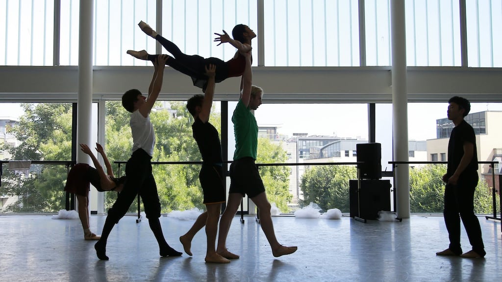 Ballet Ireland’s dancers rehearsing of Giselle which they took to Edinburgh as part of Culture Ireland’s delegation in 2018. Photograph: Nick Bradshaw