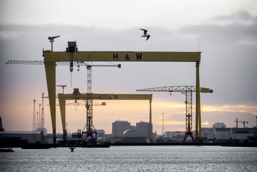 Spanish shipbuilding firm Navantia is in exclusive negotiations to buy Harland & Wolff. Photograph: Liam McBurney / PA
