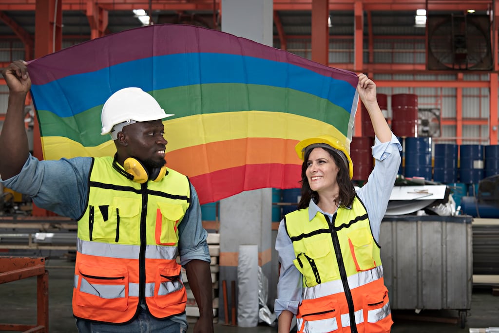 Building inclusive work environments involves engaging year round, not just during Pride Month. Photograph: Kriangkrai Thitimakorn/Getty