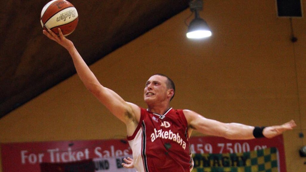 Kerry footballer Kieran Donaghy: his return for a winter season with Tralee Tigers has helped to generate a hugely enthusiastic local crowd for the club’s Superleague games. Photograph: Cathal Noonan/Inpho