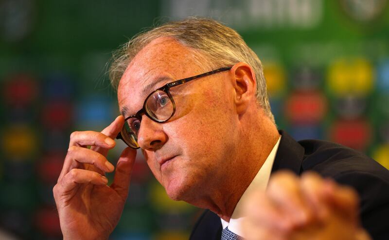 Former FAI chairman Roy Barrett. Photograph: Ryan Byrne/Inpho