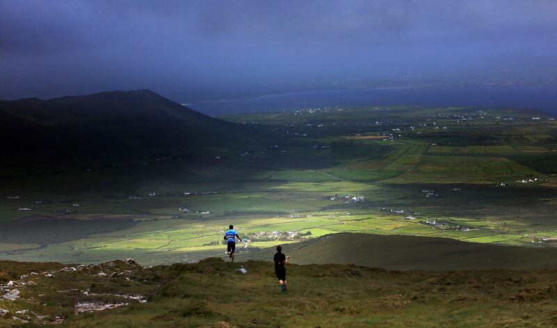 Athletes compete in the annual Dingle Adventure Race, along the Dingle Peninsula, Co Kerry. Photograph: Valerie O'Sullivan