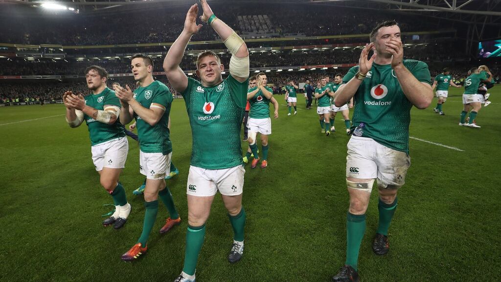 Where were you when Ireland conquered the All Blacks? Photograph: Billy Stickland/Inpho