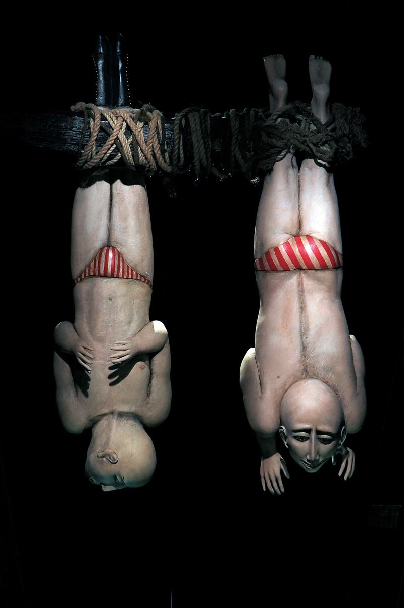 Ana Maria Pacheco, Acrobats, 1983 (detail). Photograph: Pratt Contemporary