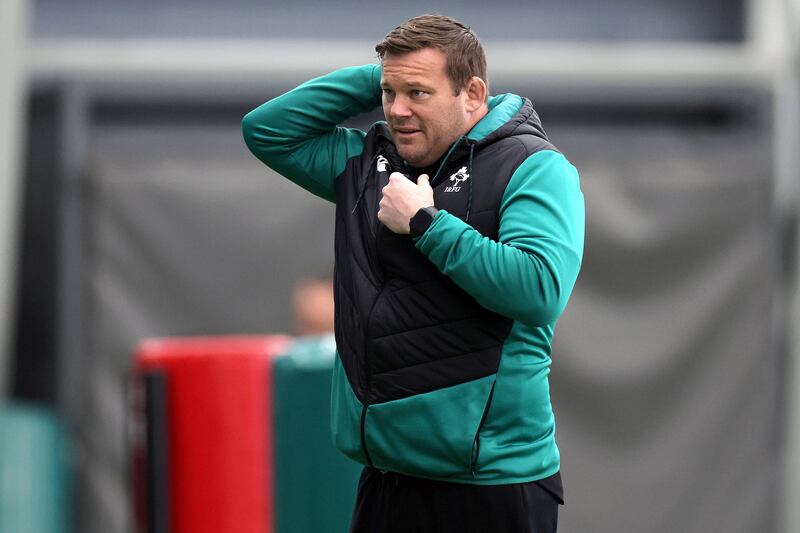 Ireland assistant coach Denis Fogarty at squad training. Photograph: Laszlo Geczo/Inpho