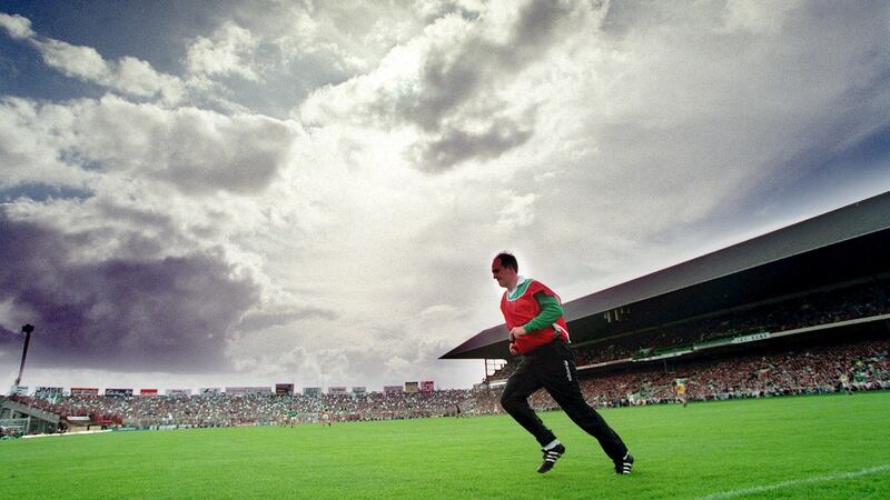 Offaly manager Eamonn Cregan in 1994 on All-Ireland final day when his team defeated Limerick. “It was difficult and to an extent, still is.” Photograph: Tom Honan/Inpho