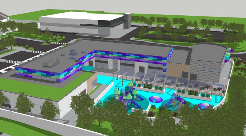 Sensational Kids: Artist's impression of the completed National Development Centre