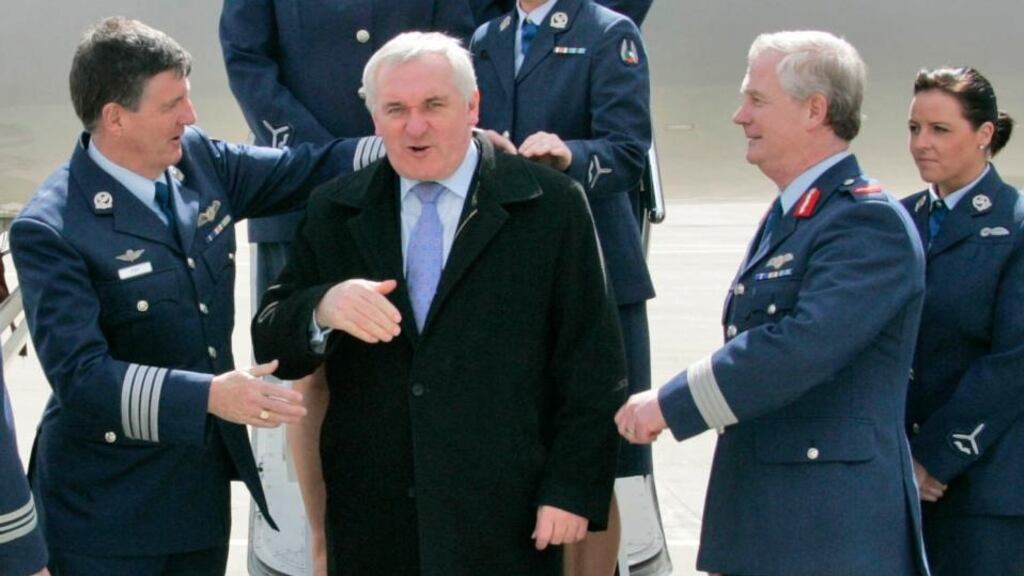 Lisa Smith (extreme right) may have overheard information on the Govermnet jet, but nothing of interest to Isis, military sources say. Photograph: Colin Keegan/Collins, Dublin