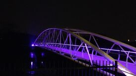 Bridge honouring playwright Sam Thompson opens in east Belfast