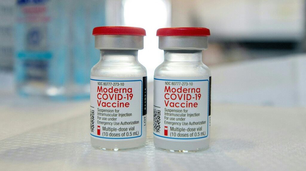 Moderna vaccine highly effective in 12-17 year-olds in a large study, paving the way for regulatory submissions around the world by early June. Photograph: Joseph Prezioso/AFP via Getty Images