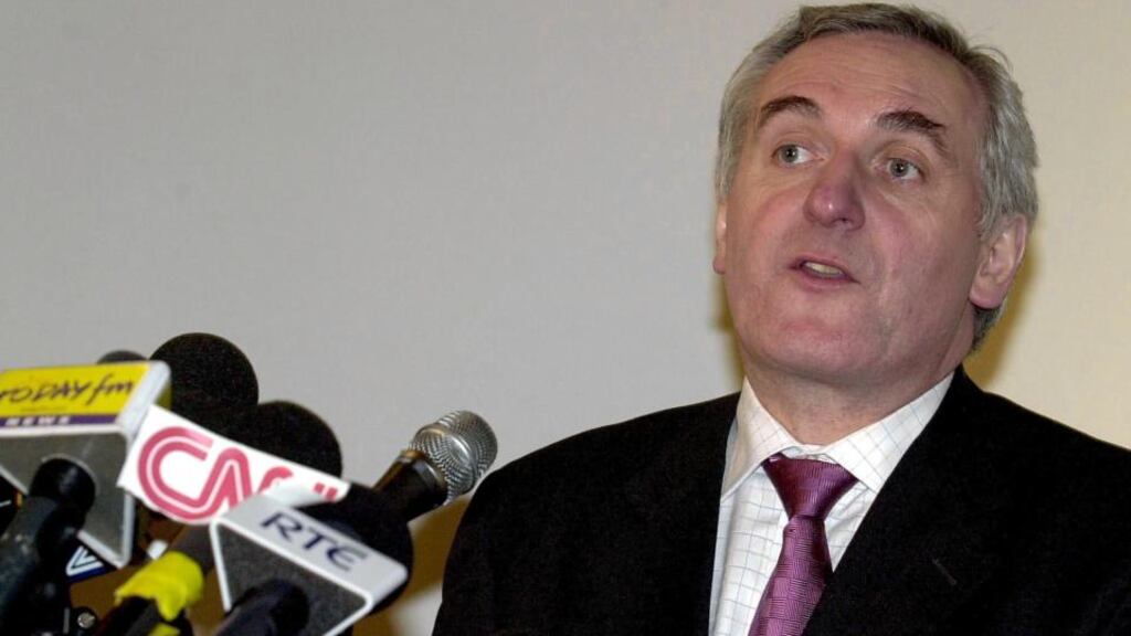 Former taoiseach Bertie Ahern. “Now that the boom keeps getting boomier and the property market is in full-on freak-out mode, it is time for our political leaders, as the great man famously put it, to ‘start throwing white elephants and red herrings at each other’.” File photograph: David Sleator/The Irish Times