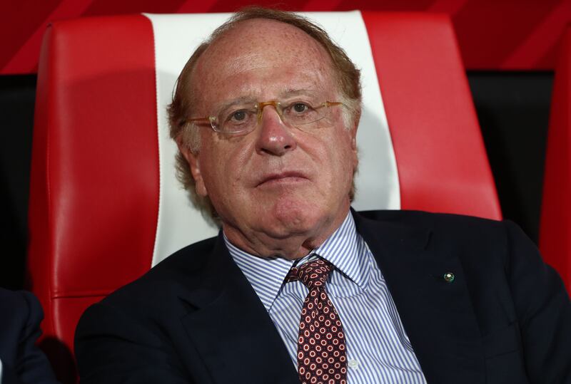 Paolo Scaroni, now the president of AC Milan. Photograph: Marco Luzzani/Getty Images